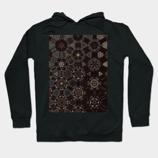 Black and White Transitioning Circles and Triangles - WelshDesignsTP002 Hoodie